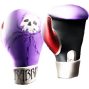 Purple Venom Skull Gloves.png